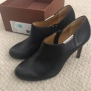 Coach booties Black leather